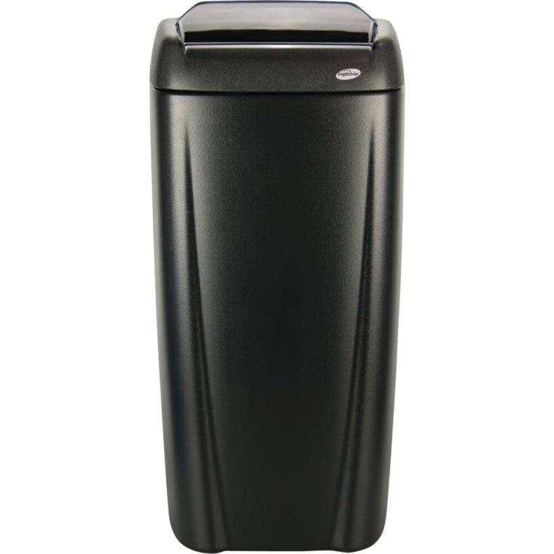 Affaldsspand, Hagleitner, sort, plast, 45 l, forberedt til v�gmontering inkl. materiale