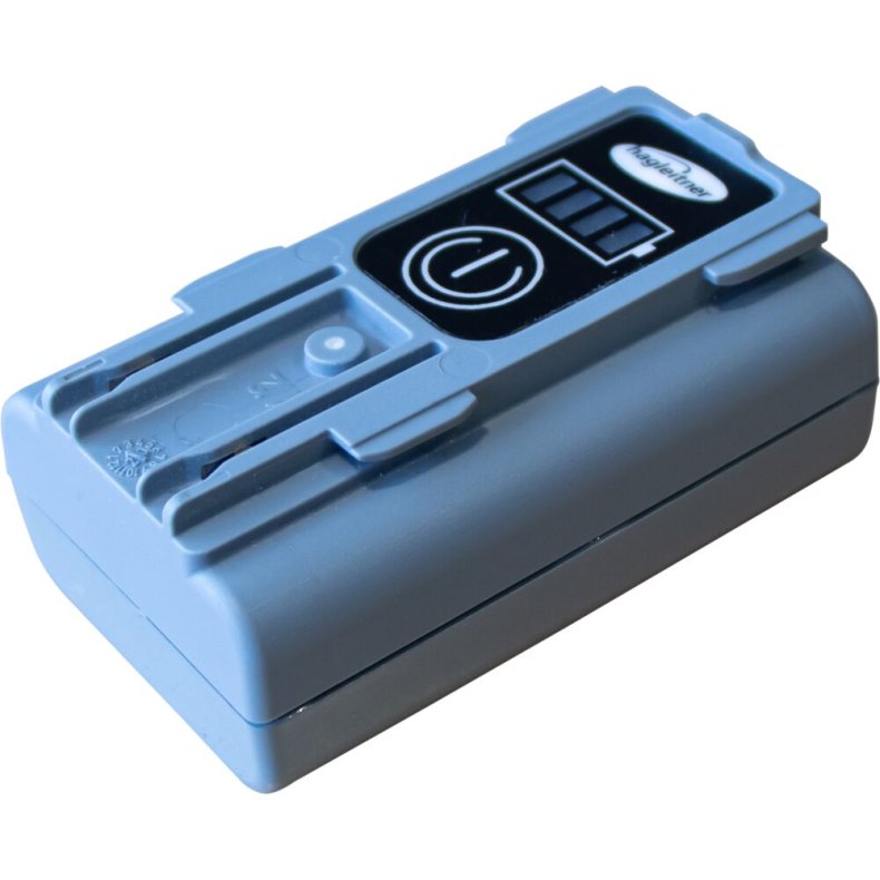 Genopladeligt batteri, Hagleitner, sort, med display