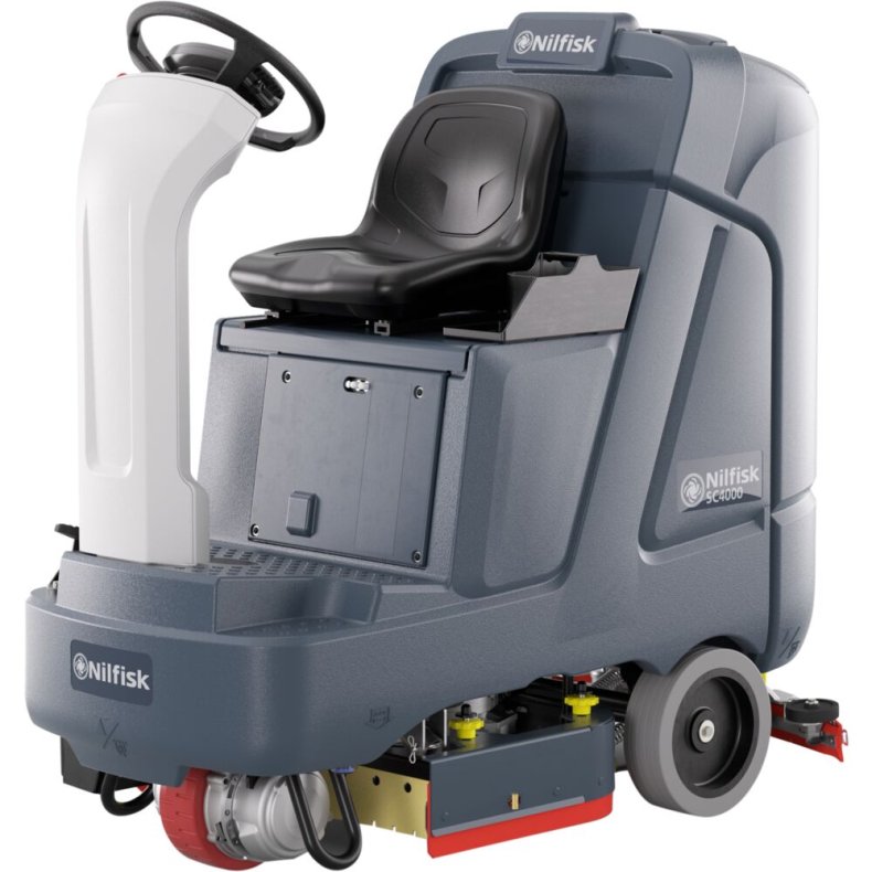 Gulvvasker, Nilfisk, SC4000 710D HP, gr�, ride-on, 125/125 I, 710 mm