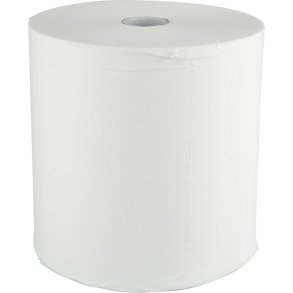 H�ndkl�derulle, ABENA Care-Ness Excellent, 2-lags, 285m x 20cm, �20cm, hvid, nyfiber, autocut
