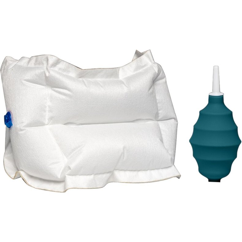 Hagefiksering, MaxillaAir, hvid, oppustelig, s�t med 10 stk. + 2 pumper, usteril