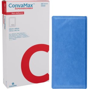 Superabsorberende bandage, ConvaMax, 20x40cm, uden kl�ber, latexfri, steril, engangs *Denne vare tages ikke retur*
