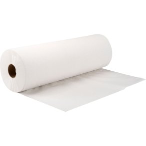 Lejepapir, neutral, 1-lags, 200m x 48,5cm, �18cm, gr�, genanvendt papir, uperforeret