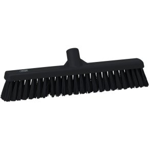 Fejekost, Vikan, sort, polyester/PP/rustfrit st�l, 41 cm, bl�d *Denne vare tages ikke retur*