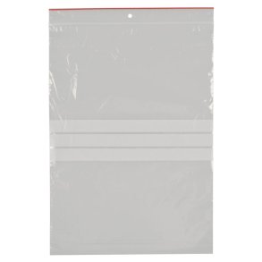 Lynl�spose, klar, LDPE/virgin, 20x30cm, med skrivefelt