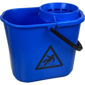 Moppespand, 36x23x27cm, 12 l, bl�, plast
