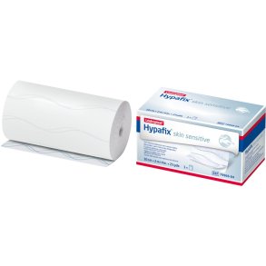 Fikseringstape, Hypafix Skin Sensitive, 2m x 10cm, hvid, med silikonekl�ber, latexfri, usteril *Denne vare tages ikke retur*