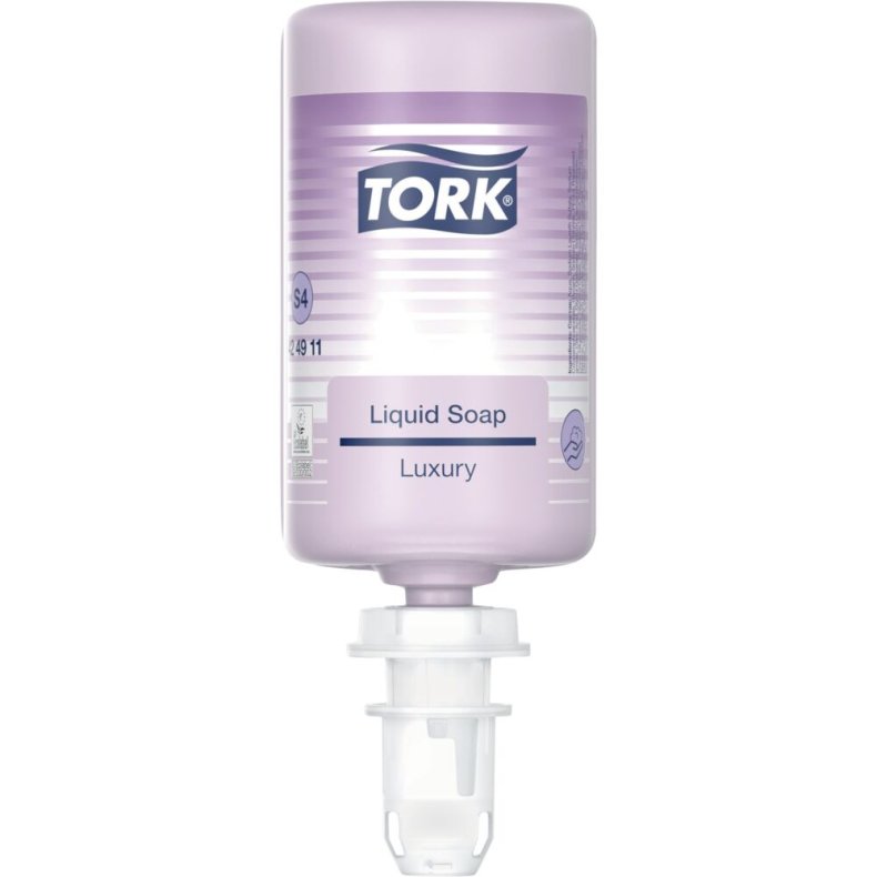 H�nds�be, Tork S4 Luksus, 1000 ml, med farve og parfume, 1 ml pr. dosering *Denne vare tages ikke retur*