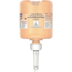 H�r og body shower cream, Tork S2 Premium, 475 ml, med farve og parfume, mini