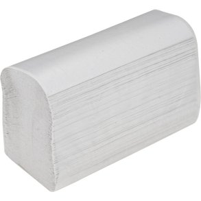 H�ndkl�deark, ABENA Care-Ness Classic, 2-lags, Z-fold, 24x20,3cm, 8 cm, hvid, blandingsfibre