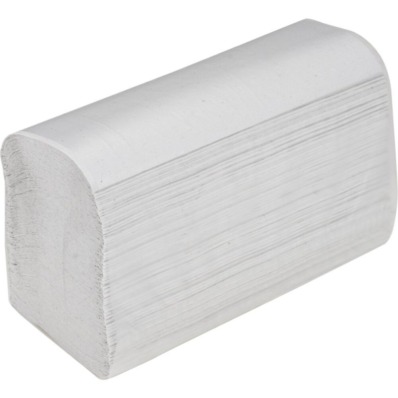 H�ndkl�deark, ABENA Care-Ness Classic, 2-lags, Z-fold, 24x20,3cm, 8 cm, hvid, blandingsfibre