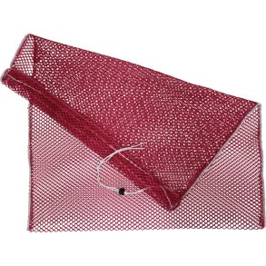 Vaskenet, 60x65cm, r�d, polyester, snorlukning