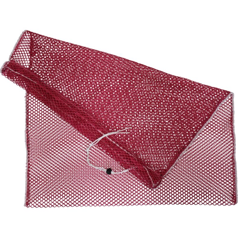 Vaskenet, 60x65cm, r�d, polyester, snorlukning