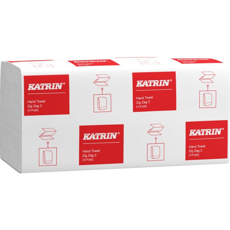 H�ndkl�deark, Katrin, 2-lags, V-fold, 23x22,4cm, 11,5 cm, hvid, blandingsfibre
