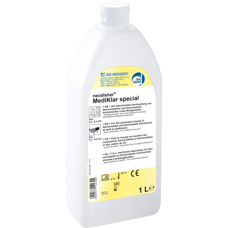 Afsp�nding, Neodisher Mediklar Special, 1 l, til instrumentopvask, uden farve og parfume