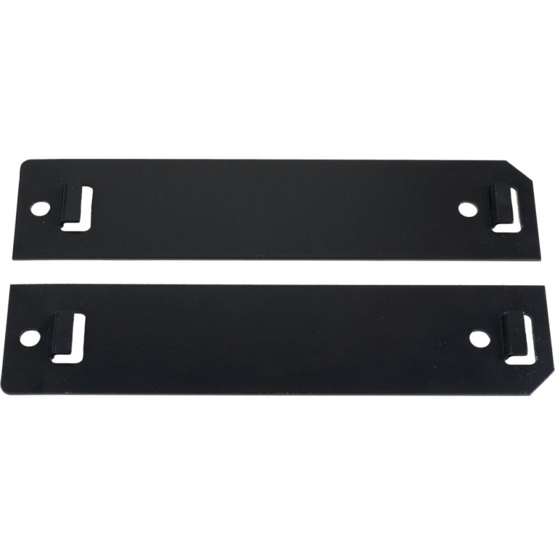 V�gbeslag, V-Part, sort mat, pulverlakeret st�l, til affaldsspand 20 l og 40 l