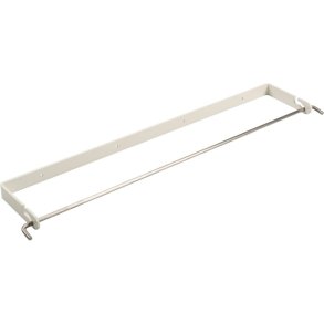 Dispenser til lejepapir, neutral, 77cm, hvid, metal, til lejepapir med max bredde p� 70 cm