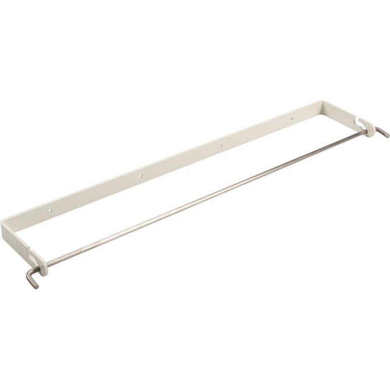 Dispenser til lejepapir, neutral, 77cm, hvid, metal, til lejepapir med max bredde p� 70 cm