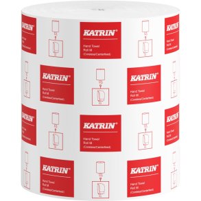 H�ndkl�derulle, Katrin Classic, 1-lags, Midi, 320m x 20,5cm, �19,5cm, hvid, blandingsfibre, uden hylse