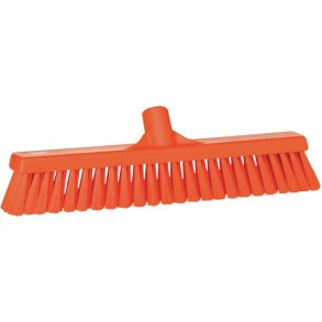 Fejekost, Vikan, orange, polyester/PP/rustfrit st�l, 41 cm, bl�d *Denne vare tages ikke retur*