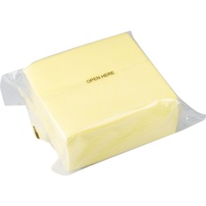 Aft�rringsklud, ABENA, 40x30cm, gul, polyester/viskose, engang