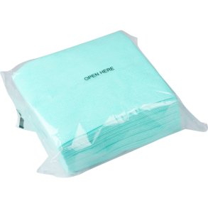 Aft�rringsklud, ABENA, 40x30cm, gr�n, polyester/viskose, engangs