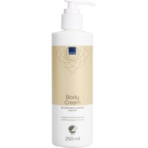 Hudplejecreme, ABENA, 250 ml, uden farve og parfume, 25% fedt