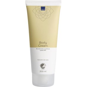 Hudplejecreme, ABENA, 200 ml, uden farve og parfume, 25% fedt