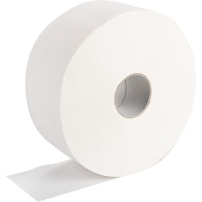 Jumborulle, neutral, 2-lags, Midi, 300m x 9cm, �23,5cm, hvid, nyfiber, perforeret