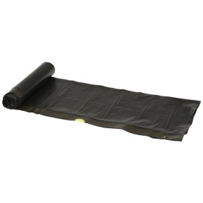 Affaldspose, med sn�reluk, 20 l, sort, LDPE/virgin, 44x50cm