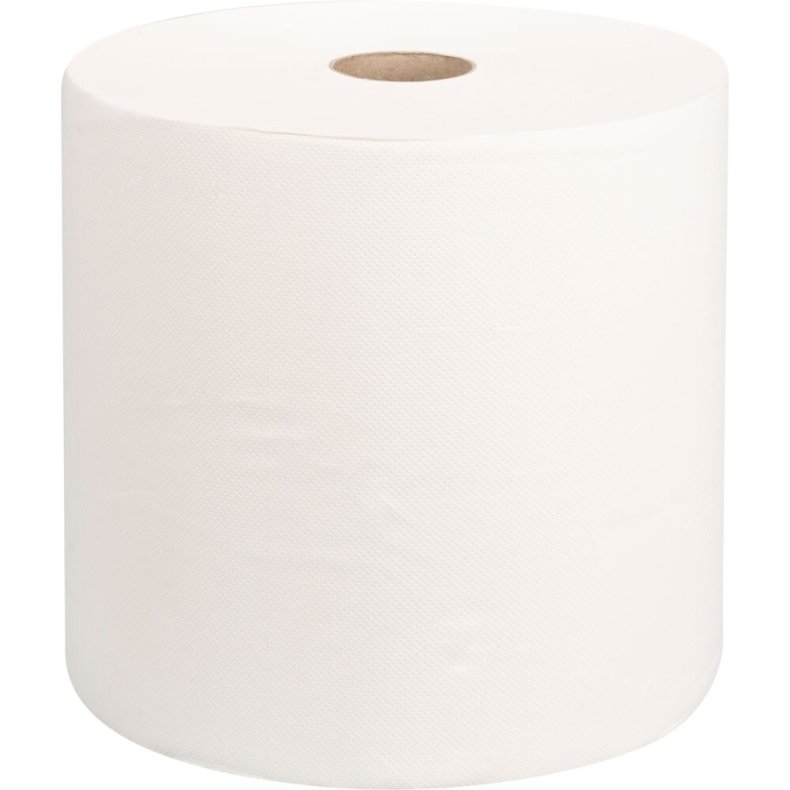 V�rkstedsrulle, neutral, 2-lags, 501m x 32,5cm, �33cm, hvid, blandingsfibre