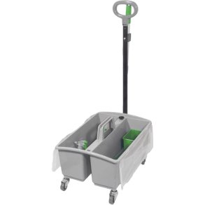 Transportvogn, 600x385x965mm, gr�, metal/PP, til opbevaring
