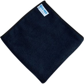 Reng�ringsklud, EcoTex Soft, 40x40cm, sort, mikrofiber *Denne vare tages ikke retur*
