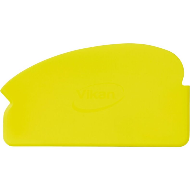 H�ndskraber, Vikan, 16,5x0,2x9,2cm, gul, PP, 16,5 cm fleksibel *Denne vare tages ikke retur*