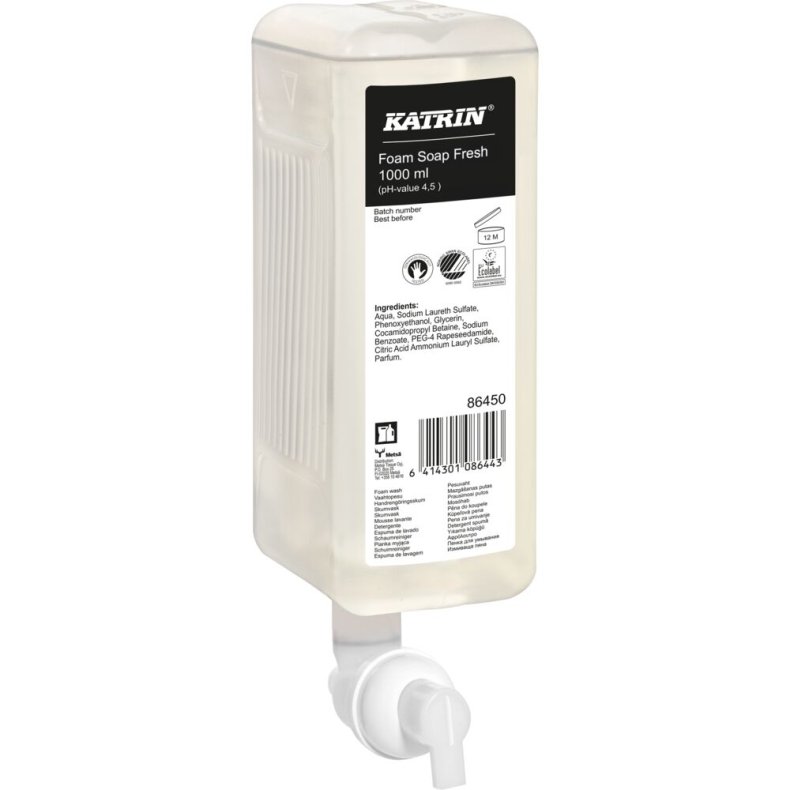 Skums�be, Katrin, 1000 ml, med parfume, Green