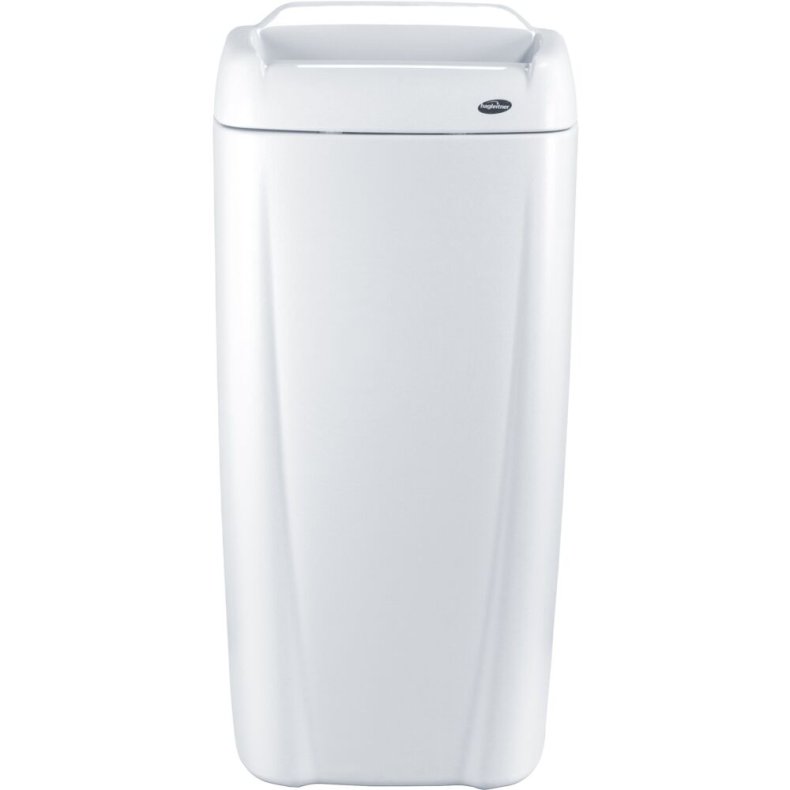 Affaldsspand, Hagleitner, hvid, plast, 45 l, forberedt til v�gmontering inkl. materiale