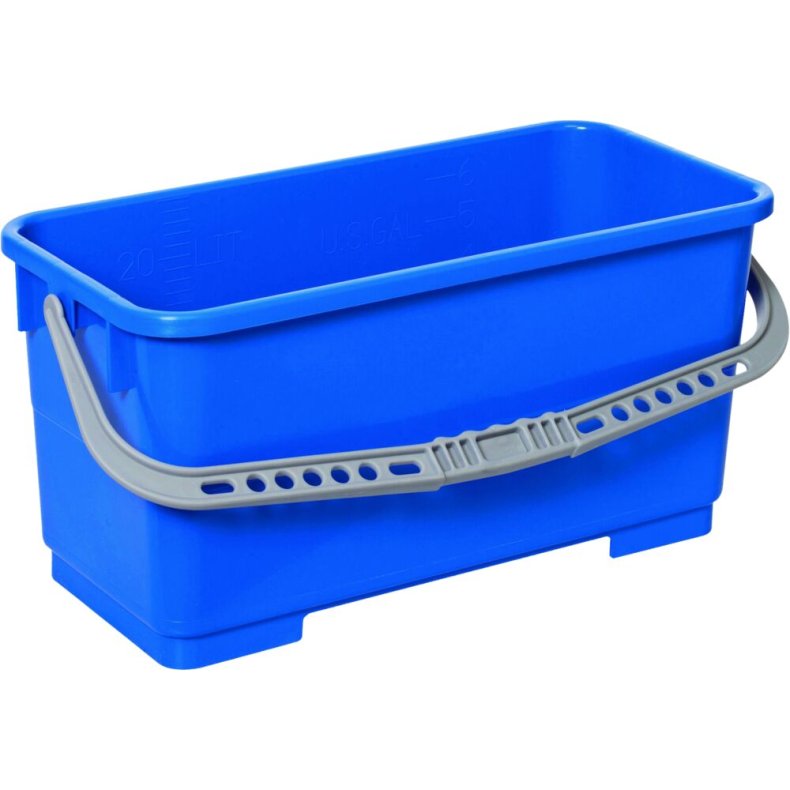 Moppeboks, Diversey TASKI Nano, 560x300x270mm, bl�, plast, med hank, til rist *Denne vare tages ikke retur*