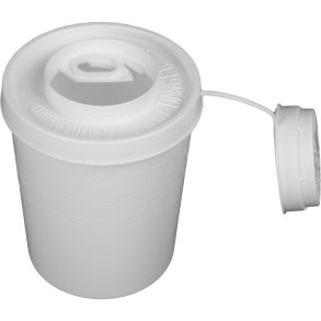 Kanyleboks, Uson, 11cm, �9cm, 500 ml, hvid