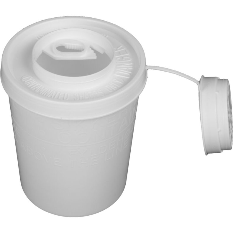 Kanyleboks, Uson, 11cm, �9cm, 500 ml, hvid