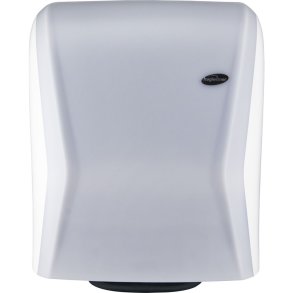 Dispenser, Hagleitner, 22,9x33,3x42,1cm, hvid, plast, til h�ndkl�deruller, manuel