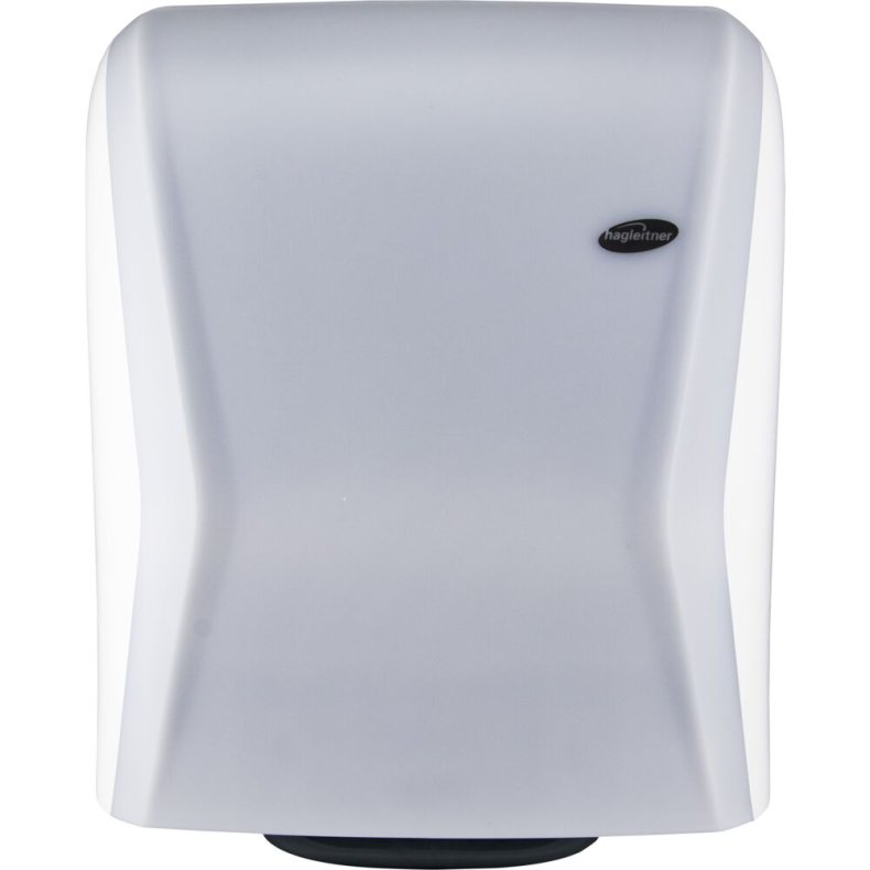 Dispenser, Hagleitner, 22,9x33,3x42,1cm, hvid, plast, til h�ndkl�deruller, manuel