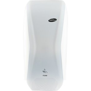 Dispenser, Hagleitner, 600 ml, hvid, plast, til pose refiller, manuel, til skums�be/desinfek.