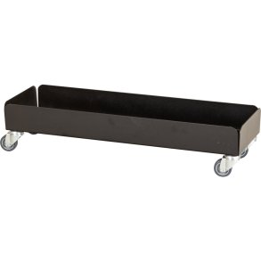 Spandvogn, Tina Trolleys, pulverlakeret st�l, til 3x15 l aved�respande, med 4 hjul *Denne vare tages ikke retur*