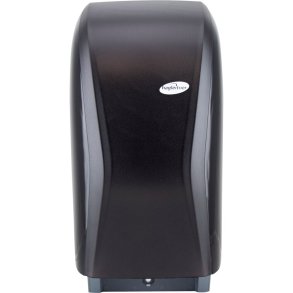 Dispenser, Hagleitner, 16,3x15x32,6cm, sort, plast, til 2 ruller toiletpapir, manuel