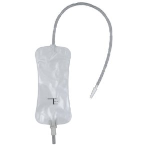 Urinpose, benpose, Conveen Security+, 50cm, 350 ml, etkammer, VV, NW bagside, just�rbar slange
