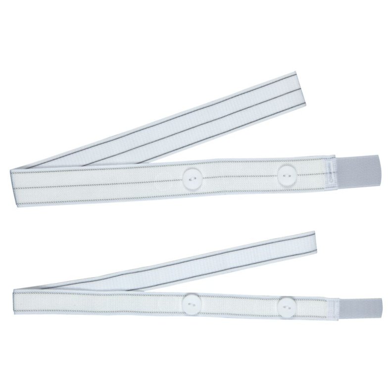 Fikseringsb�nd, Conveen, 2 stk. pr. pose, med knapper