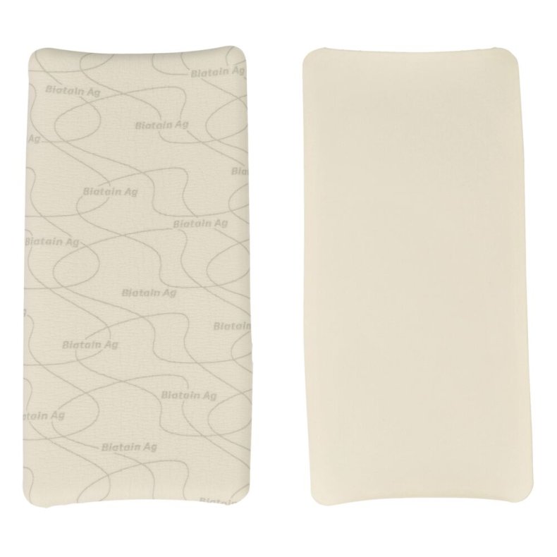 S�lvbandage, Biatain Ag, 20x10cm, u/kl�bende kontaktlag og u/kl�b, latexfri, steril, engangs *Denne vare tages ikke retur*