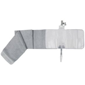 Urinpose, benpose, Conveen Active, 7cm, 250 ml, etkammer, BO, NW bagside, just�rbar slange