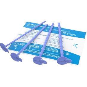 Ace stopper, Aquaflush, CH 10, 10cm, bl�, silikone *Denne vare tages ikke retur*