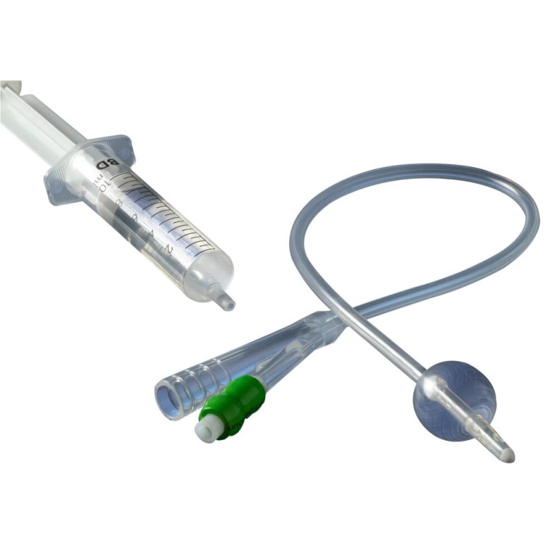 2-vejs foley kateter, Bard Biocath, nelaton, CH 18, 40cm, 10 ml, standard ballon, steril *Denne vare tages ikke retur*